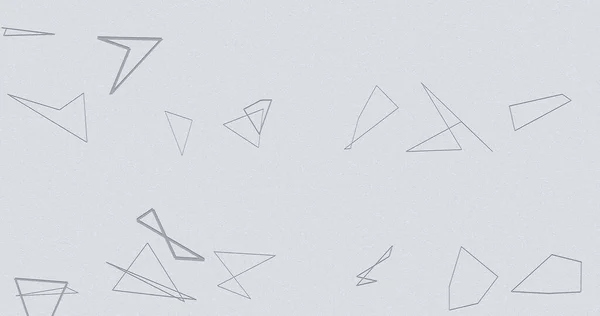 抽象的な背景 ノート用のテキストペーパー 三角形と曲線 グラデーションの背景に表示される円と正方形 — ストック写真