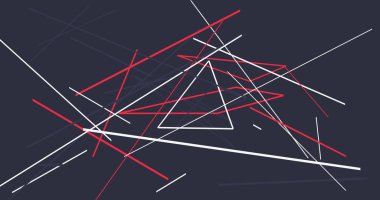 Soyut sanat. Duvar kağıdı. Çizgi dalga arka planı. Kalıp üçgen şekiller. Sanat kavramı. Gürültü dokusu. Okyanus dalgalanması.