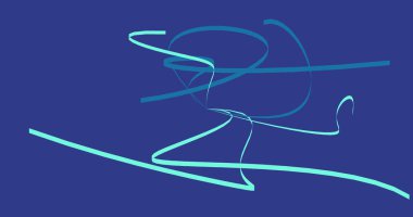 Soyut sanat. Duvar kağıdı. Çizgi dalga arka planı. Kalıp üçgen şekiller. Sanat kavramı. Gürültü dokusu. Okyanus dalgalanması.