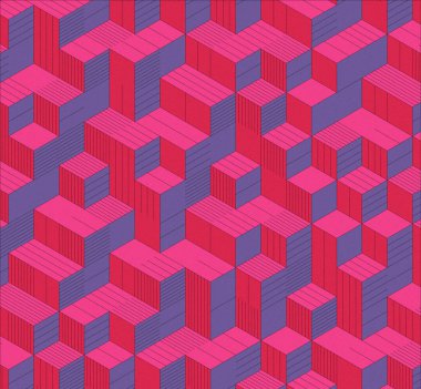 İzometrik küp. Renkli ve gürültü desenli. Mezuniyet geçmişi. 3 boyutlu izometrik küp. Pankart Duvar Kağıdı.