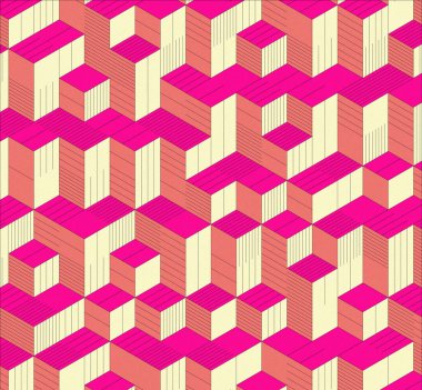 İzometrik küp. Renkli ve gürültü desenli. Mezuniyet geçmişi. 3 boyutlu izometrik küp. Pankart Duvar Kağıdı.