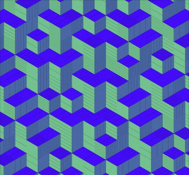 İzometrik küp. Renkli ve gürültü desenli. Mezuniyet geçmişi. 3 boyutlu izometrik küp. Pankart Duvar Kağıdı.