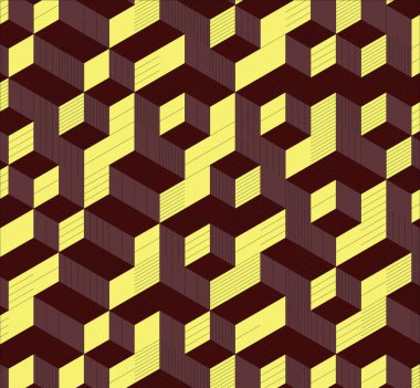 İzometrik küp. Renkli ve gürültü desenli. Mezuniyet geçmişi. 3 boyutlu izometrik küp. Pankart Duvar Kağıdı.