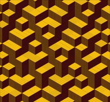 İzometrik küp. Renkli ve gürültü desenli. Mezuniyet geçmişi. 3 boyutlu izometrik küp. Pankart Duvar Kağıdı.