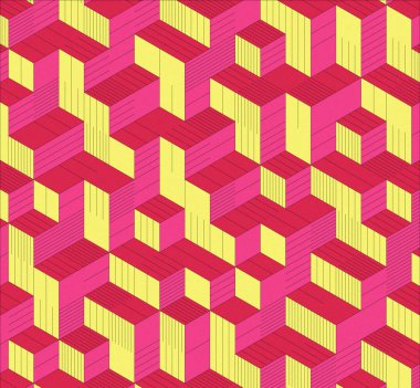 İzometrik küp. Renkli ve gürültü desenli. Mezuniyet geçmişi. 3 boyutlu izometrik küp. Pankart Duvar Kağıdı.