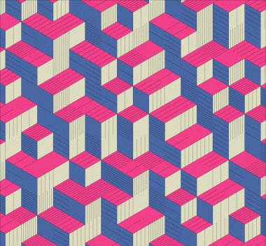 İzometrik küp. Renkli ve gürültü desenli. Mezuniyet geçmişi. 3 boyutlu izometrik küp. Pankart Duvar Kağıdı.