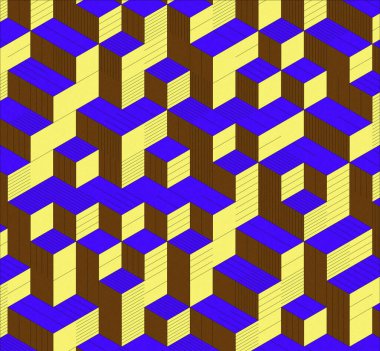 İzometrik küp. Renkli ve gürültü desenli. Mezuniyet geçmişi. 3 boyutlu izometrik küp. Pankart Duvar Kağıdı.