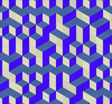 İzometrik küp. Renkli ve gürültü desenli. Mezuniyet geçmişi. 3 boyutlu izometrik küp. Pankart Duvar Kağıdı.