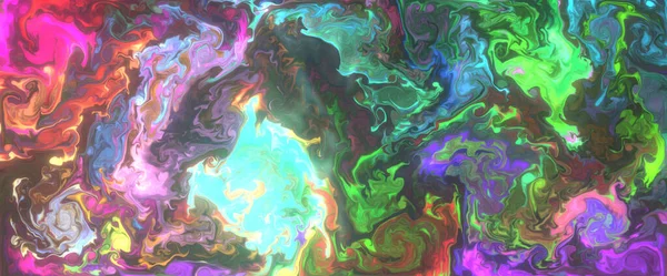 Abstrakcyjny Kolorowy Płyn Gradientowe Tło Tapeta Formacie Sztandaru Sztuka Koncepcyjna — Zdjęcie stockowe