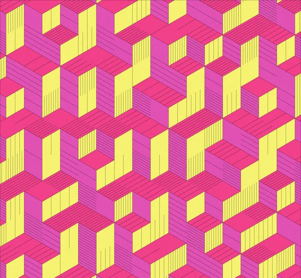 İzometrik küp. Renkli ve gürültü desenli. Mezuniyet geçmişi. 3 boyutlu izometrik küp. Pankart Duvar Kağıdı.