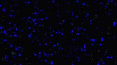 Dijital arka plan. Çok renkli kareler ve noktalar. Soyut. Gradyan arkaplan.