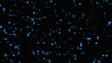 Dijital arka plan. Çok renkli kareler ve noktalar. Soyut. Gradyan arkaplan.