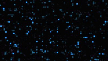 Dijital arka plan. Çok renkli kareler ve noktalar. Soyut. Gradyan arkaplan.