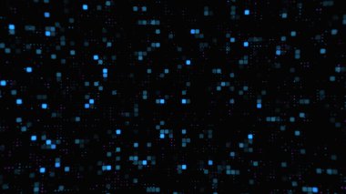 Dijital arka plan. Çok renkli kareler ve noktalar. Soyut. Gradyan arkaplan.