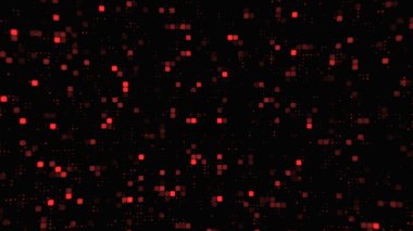 Dijital arka plan. Çok renkli kareler ve noktalar. Soyut. Gradyan arkaplan.