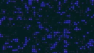 Dijital arka plan. Çok renkli kareler ve noktalar. Soyut. Gradyan arkaplan.