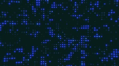 Dijital arka plan. Çok renkli kareler ve noktalar. Soyut. Gradyan arkaplan.