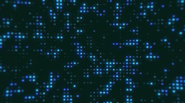 Dijital arka plan. Çok renkli kareler ve noktalar. Soyut. Gradyan arkaplan.