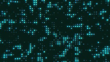 Dijital arka plan. Çok renkli kareler ve noktalar. Soyut. Gradyan arkaplan.