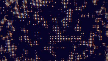 Dijital arka plan. Çok renkli kareler ve noktalar. Soyut. Gradyan arkaplan.