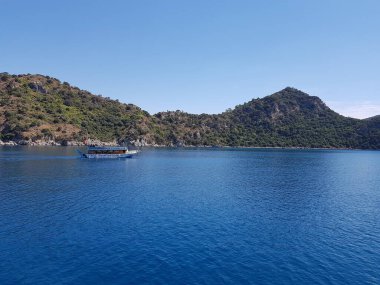 Marmaris Türkiye 'de güzel deniz