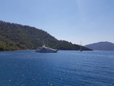 Marmaris Türkiye 'de güzel deniz