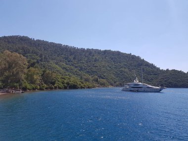 Marmaris Türkiye 'de güzel deniz