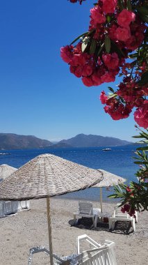 Marmaris Türkiye 'de güzel deniz
