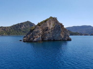 Marmaris Türkiye 'de güzel deniz