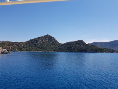 Marmaris Türkiye 'de güzel deniz