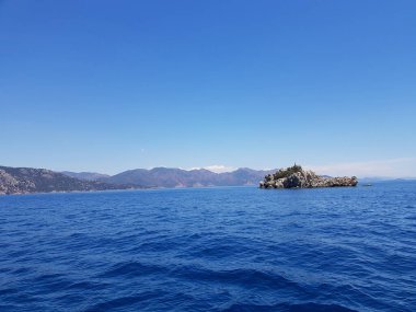 Marmaris Türkiye 'de güzel deniz