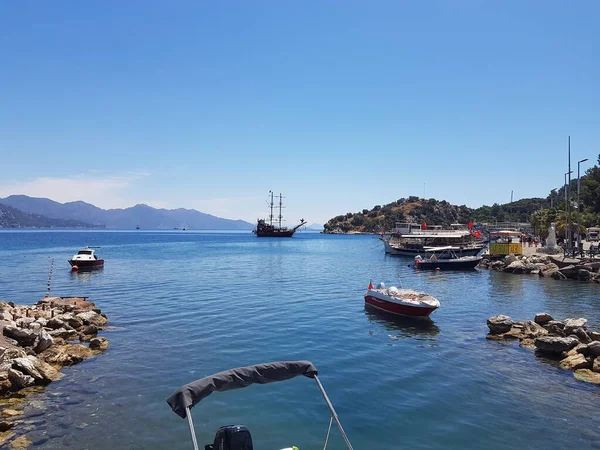 Belo Mar Marmaris Turquia — Fotografia de Stock