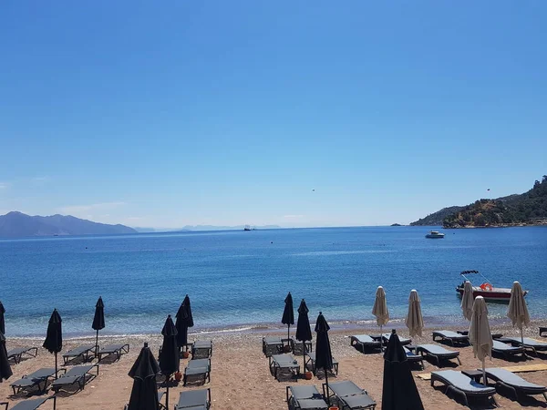 Marmaris Türkiye 'de güzel deniz