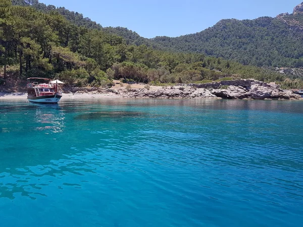 Marmaris Türkiye 'de güzel deniz