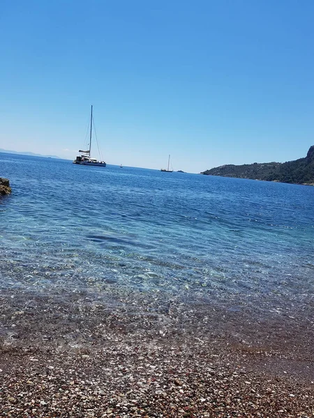 Marmaris Türkiye 'de güzel deniz