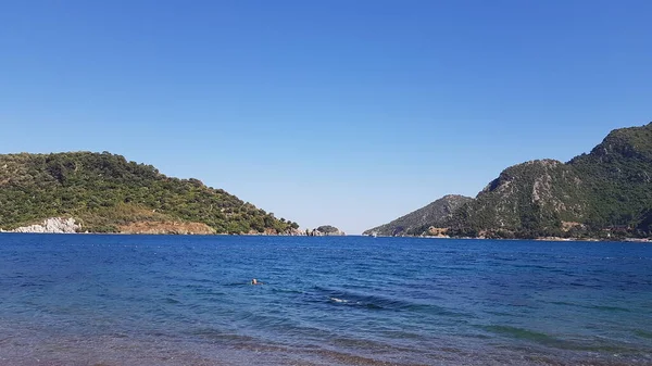 Marmaris Türkiye 'de güzel deniz