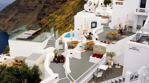 Picturesque Charming Island Santorini — Zdjęcie stockowe