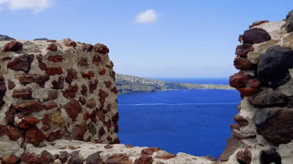 Resimli Büyüleyici Santorini Adası — Stok fotoğraf