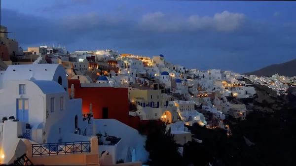 Picturesque Charming Island Santorini — стоковое фото