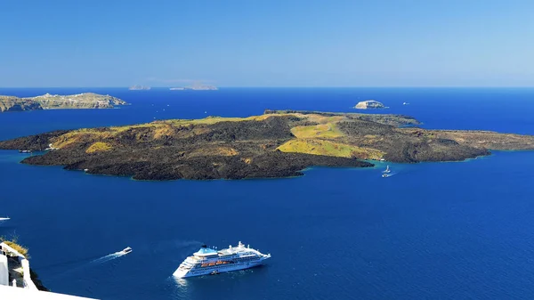 Malownicza Urokliwa Wyspa Santorini — Zdjęcie stockowe