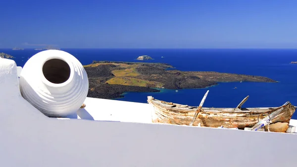 Picturesque Charming Island Santorini — Fotografia de Stock