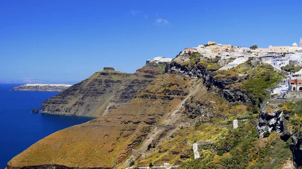 Île Pittoresque Charmante Santorin — Photo