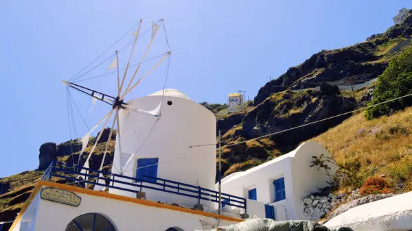 Santorini adasının güzel manzarası