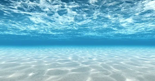 Mavi Suyu Güneşi Olan Güzel Tropikal Deniz — Stok fotoğraf