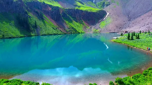 Schöne Landschaft Des Sees — Stockfoto