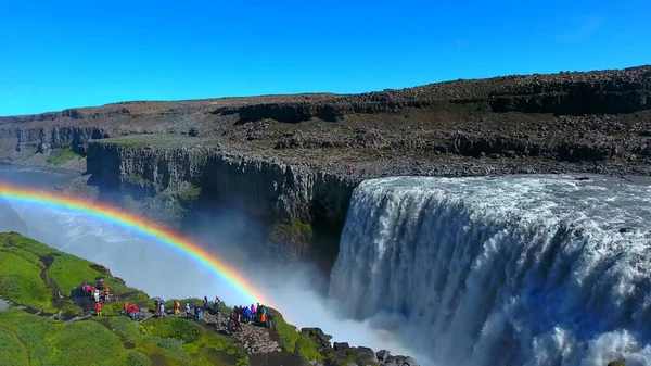 Bella Cascata Montagna — Foto Stock