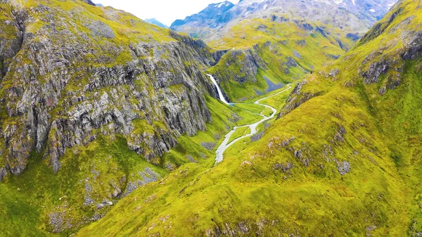 Norveç 'teki dağ manzarası
