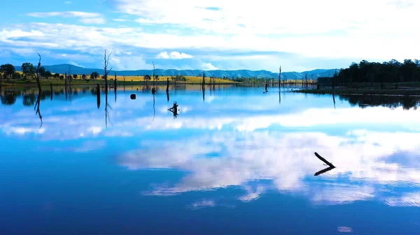 Piękny Widok Jezioro — Zdjęcie stockowe