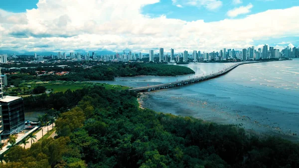 Vista Aérea Ciudad Capital Del Estado Los Más Poblados —  Fotos de Stock