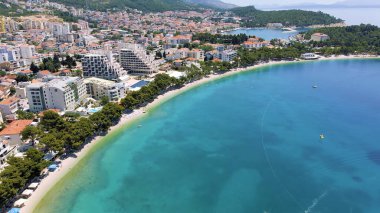 Deniz manzarası, Akdeniz kıyısı adası.